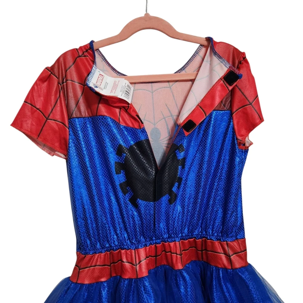 Jazwares Girls Large Marvel Spiderman Hero Costume Dress